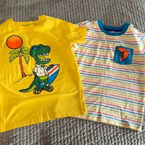 Alligator and Shark Shirt Bundle 4/5T